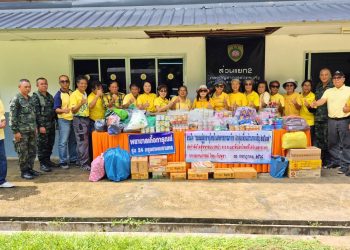 อำนาจเจริญ”ธารน้ำใจไม่ขาดสาย”จากแดนไกล และกลุ่มอำนาจเจริญ 2517ถึงพี่น้องทหารหาญและผู้ประสบภัยในพื้นที่ชายแดนไทย-กัมพูชา