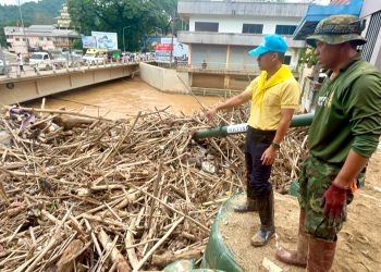 เร่งฟื้นฟูพื้นที่ประสบอุทกภัย อ.แม่สาย จ.เชียงราย และ ประกอบอาหารกล่องเพื่อแจกจ่าย 1,410 กล่อง