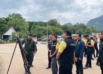 กาญจนบุรี – กรมศุลกากรติดตามโครงการสินค้าเข้า – ออก ชายแดนสังขละบุรี