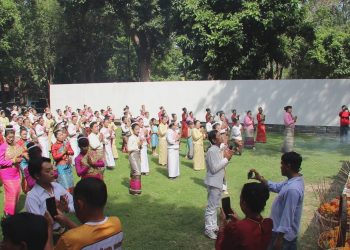 ครูจันทร์เพ็ญ จันทร์แจ่ม ประธานชมรมฉายารักษ์วัฒนธรรม จ.สระบุรี(วัดพระพุทธฉาย) จัดพิธีไหว้ครู ครอบเศียร ครั้งที่ 3 ประจำปี2568