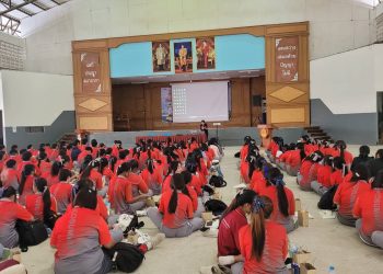 มหาสารคามรวมพลังภาคี พัฒนาศักยภาพเยาวชน ให้มีวินัย มีพฤติกรรมในการขับขี่รถจักรยานยนต์ที่ปลอดภัย ตามโครงการต้นกล้าแห่งความปลอดภัย ขับขี่จักรยานยนต์ใส่ใจทุกการเดินทาง