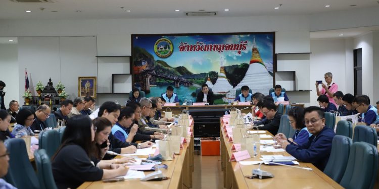 กาญจนบุรี - คณะกรรมการจัดการแข่งขันกีฬาฟุตบอล ชิงถ้วยพระราชทาน “คิงส์คัพ” ครั้งที่ 51 ประจำปี 2568 ประชุมติดตามความคืบหน้าการดำเนินงานของฝ่ายต่าง ๆ ขณะที่การเตรียมความพร้อมในภาพรวมคืบหน้าไปแล้วกว่าร้อยละ 50 12 กาญจนบุรี – คณะกรรมการจัดการแข่งขันกีฬาฟุตบอล ชิงถ้วยพระราชทาน “คิงส์คัพ” ครั้งที่ 51 ประจำปี 2568 ประชุมติดตามความคืบหน้าการดำเนินงานของฝ่ายต่าง ๆ ขณะที่การเตรียมความพร้อมในภาพรวมคืบหน้าไปแล้วกว่าร้อยละ 50
