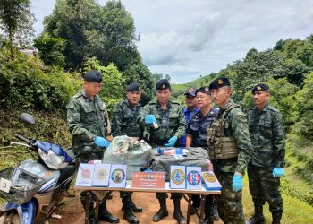 ไม่รอด รวบหนุ่มเมียนมา ลักลอบขนยาบ้า 3 แสนเม็ด ชายแดนแม่ฟ้าหลวง