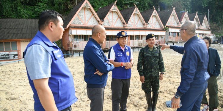 เลขาธิการ สทนช. ติดตามสถานการณ์น้ำและพื้นที่เสี่ยงอุทกภัยลุ่มน้ำโขงเหนือ ที่เชียงราย เตรียมพร้อมรับมืออุทกภัยในเดือน ส.ค. – ก.ย. นี้