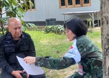 (สุรินทร์) รพ.ค่ายวีรวัฒนโยธินส่งทหารเหล่าแพทย์ ประเมินสภาพจิตใจหลังการสู้รบ ดูแลกำลังพลชายแดนสุรินทร์-ศรีสะเกษ