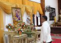 บึงกาฬ – จัดโครงการเข้าวัดปฏิบัติธรรมวันธรรมสวนะ “ศรัทธาอิ่มบุญ อุดหนุนชุมชน” พร้อมพิธีถวายพระราชกุศล