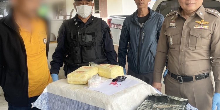 ตำรวจเชียงราย ยึดยาบ้ากว่า 6 ล้านเม็ดซุกรถบรรทุก 6 ล้อคาด่านตรวจแม่โถ เวียงป่าเป้า