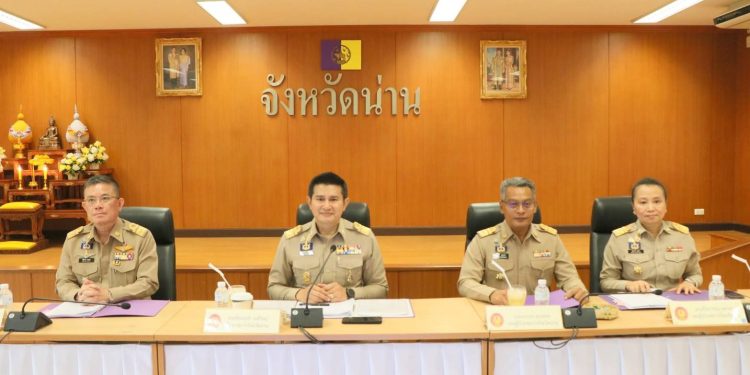 ผู้ว่าฯ น่านสั่งตั้ง War Room 24 ชม. เตรียมรับมือพายุ “คาจิกิ” บุก 25–28 ส.ค.นี้