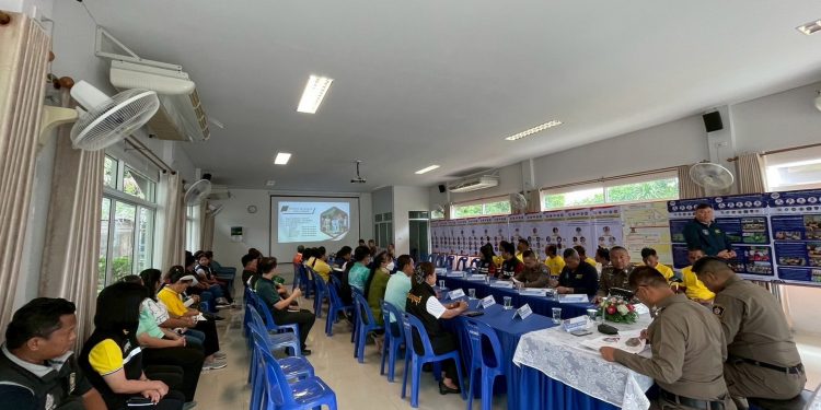 กาญจนบุรี – รอง ผบก.สส.ภ.7 ตรวจประเมินผลโครงการดำเนินงานตำบลยั่งยืน เพื่อแก้ไขปัญหายาเสพติดแบบครบวงจรตามยุทธศาสตร์ชาติ ประจำปีงบประมาณ พ.ศ.2568