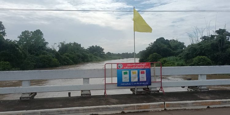 ปราจีนบุรี ปภ.แจ้งเตือนน้ำล้นตลิ่ง