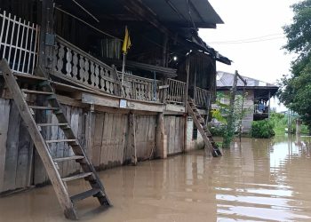 ปราจีนบุรี สถานการณ์น้ำท่วมชุมชนตลาดเก่ากบินทร์บุรี