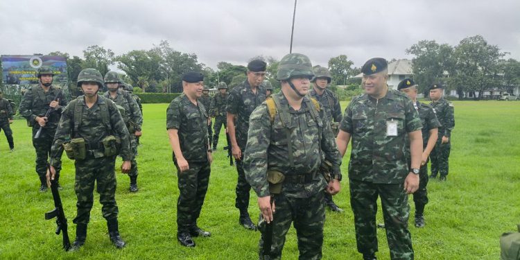 จังหวัดลพบุรี มณฑลทหารบกที่ 13 เปิดการฝึกภาคสนามพร้อมรบเพิ่มความชำนาญทางยุทธวิธี