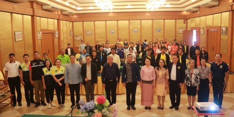 มหาสารคาม ประสาน พลังภาคี จัดประชุมเชิงปฏิบัติการ ถ่ายทอดชุดความรู้ ด่านชุมชนปากหวาน โดยสำนักงานควบคุมป้องกันโรคที่ 9 นครราชสีมา