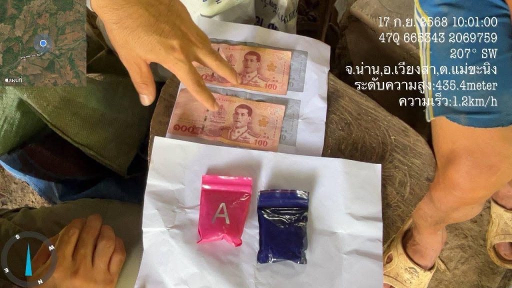 ล่อซื้อ 200 บาท รวบหนุ่มค้ายา กลางคอกหมู ยึดยาบ้า 384 เม็ด 13 Talknews Online