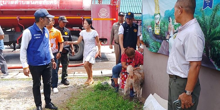 นครปฐม เจ้าของบ้านวิ่งฝ่าดงเพลิงไหม้บ้านช่วยหมาบางแก้วรอดหวุดหวิด