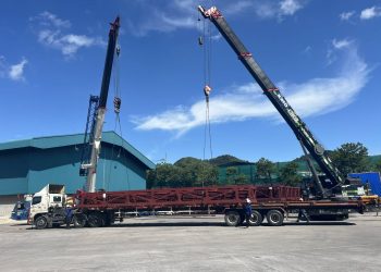 ประชาสัมพันธ์/ประกาศแจ้งเตือนแจ้งเตือนเส้นทางจราจร การขนส่งอุปกรณ์พิเศษไปยังโรงไฟฟ้าหงสา