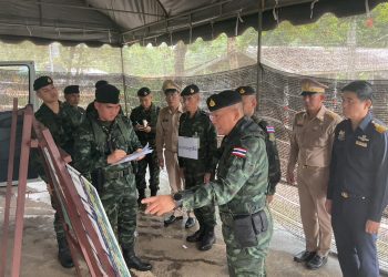 กาญจนบุรี – ผบ.ฉก.ลาดหญ้า ลงพื้นที่ย้ำความพร้อม ชายแดนสังขละบุรี พร้อมตรวจการปฏิบัติงานรถ X – Ray (ZBV) ตรวจจับสิ่งผิดกฎหมาย-ยาเสพติด