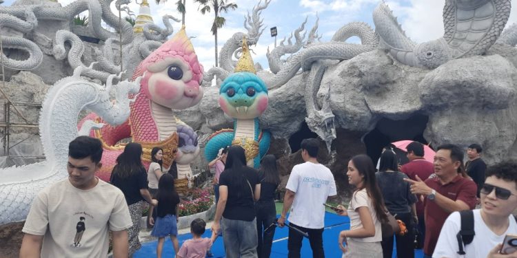 ปทุมธานี กระแสฟีเวอร์ไม่หยุดแห่ถ่ายรูปพญานาคน้อย หนุ่มคลอง 8 แก้บนไอ้ไข่กว่า 2 ปีขอ 20 ครั้งให้งานเหมา 20 งานติด