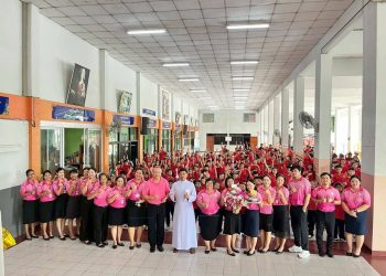 บรรยากาศแห่งความอบอุ่นในวันเกิดคุณพ่อแฮ็ค บาทหลวงอรรถพล เซ็งหลี