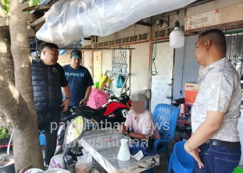 ปทุมธานี ไม่กลัวบาป ตร.รวบหนุ่มช่างแอร์ ฉกเงินกฐิน 3 ครั้งติดอ้าง เอาไปปั่นสล็อต