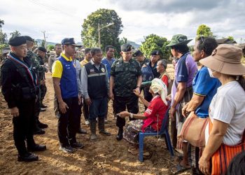 แม่ทัพภาคที่ 3 ติดตามพื้นที่ประสบภัยและปลอบขวัญกำลังพล