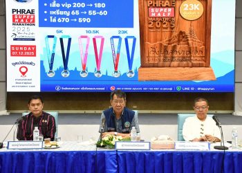 จังหวัดแพร่ เตรียมจัด “วิ่งฝ่าสายหมอก PHRAE SUPER HALF MARATHON 2025” ระดมทุนซื้ออุปกรณ์การแพทย์ให้โรงพยาบาลแพร่ 16 จังหวัดแพร่ เตรียมจัด “วิ่งฝ่าสายหมอก PHRAE SUPER HALF MARATHON 2025” ระดมทุนซื้ออุปกรณ์การแพทย์ให้โรงพยาบาลแพร่