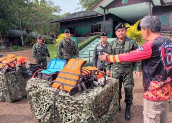 กาญจนบุรี – เตรียมความพร้อม!ฉก.ลาดหญ้า กองกำลังสุรสีห์ ตรวจความพร้อมกำลังพล และยุทโธปกรณ์ เพื่อเตรียมความพร้อมช่วยเหลือพี่น้องประชาชนในภัยพิบัติ