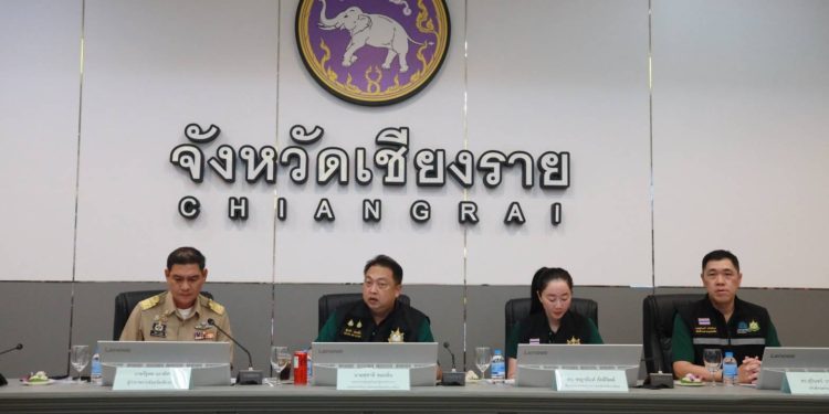 รองนายกรัฐมนตรี และ รมว.ทส. ติดตามรับฟังความคิดเห็น และข้อเสนอแนะของประชาชนในพื้นที่เกี่ยวกับสภาพปัญหาแม่น้ำกก ที่จังหวัดเชียงราย