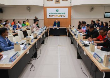 โรงพยาบาลมหาสารคาม ร่วมประชุมเตรียมความพร้อมจัดกิจกรรม “โครงการแสงน้ำใจไทยทั้งชาติ เดิน วิ่ง ปั่น ป้องกันอัมพาต ครั้งที่ 11 เฉลิมพระเกียรติ”