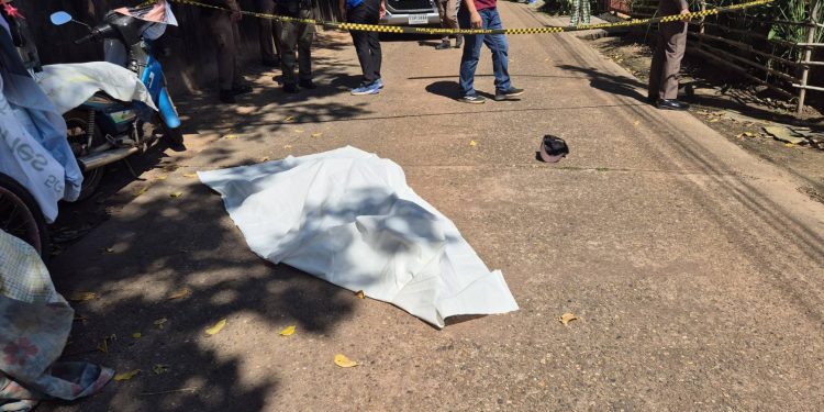 สลด เกิดเหตุยิงกันเสียชีวิตคาถนนคาดเกิดจากการทะเลาะกัน