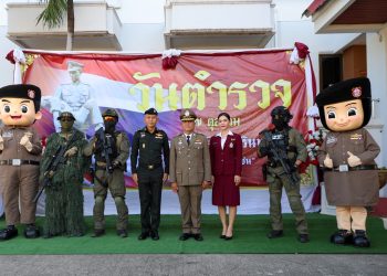 (สุรินทร์) มทบ.25 ร่วมกิจกรรม “วันตำรวจ” ปี 2568