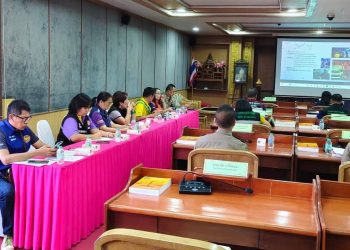 จังหวัดแพร่ “ประชุม” คณะทำงานวิเคราะห์สาเหตุการเกิดอุบัติเหตุทางถนนจังหวัดแพร่ และหน่วยงานที่เกี่ยวข้อง ลงพื้นที่วิเคราะห์สาเหตุการเกิดอุบัติเหตุที่ หน้า ร.พ.แพร่