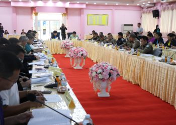 กาญจนบุรี – จัดประชุมเตรียมการรับเสด็จทูลกระหม่อมหญิงอุบลรัตนราชกัญญา สิริวัฒนาพรรณวดี ในวโรกาสเสด็จติดตามผลกาดำเนินงานโครงการ TO BE NUMBER ONE