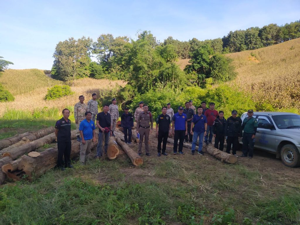 "ธนรัตน์ แปงใจ" ผอ.สจป.3 แพร่ "สั่งให้" หน่วยป้องกันรักษาป่าที่นน.16 (นาน้อย)ร่วมกับฝ่ายปกครอง อ.นาน้อยฯ ตรวจยึดไม้สักท่อน เขตป่าสงวนแห่งชาติท้องที่บ้านทัพม่านฯ 13 Talknews Online