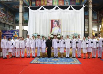 กาญจนบุรี – จัดพิธีบำเพ็ญกุศล เพื่ออุทิศถวายพระราชกุศล พระบรมศพสมเด็จพระนางเจ้าสิริกิติ์ พระบรมราชินีนาถ พระบรมราชชนนีพันปีหลวง วันครบ สัตตมวาร(ครบ 7 วัน)