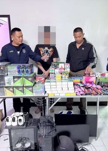 กาฬสินธุ์ สืบจังหวัดจับหนุ่มลักลอบขายบุหรี่ไฟฟ้า เตือนเยาวชนสูบ-ขายเสี่ยงถึงตายผิดกฎหมาย