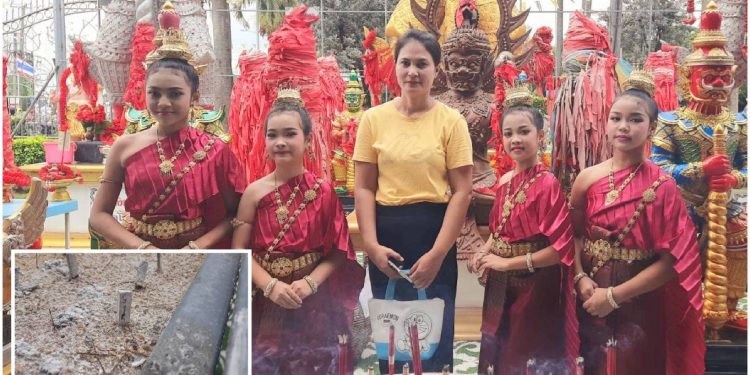 ปทุมธานี จ้างนางรำแก้บนท้าวเวสฯ 3 จบหลังขายที่ได้ 3 ล้านกว่า ท้าวเวสฯให้โชค 2 งวดติดปลดหนี้ทันที