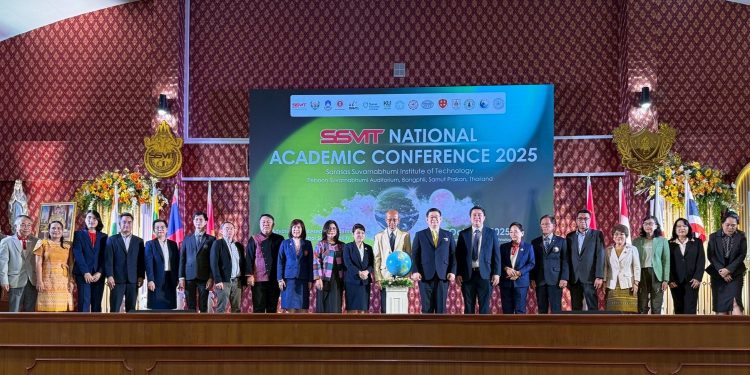 สถาบันสารสาสน์เทคโนโลยีแห่งสุวรรณภูมิ จัดการประชุมวิชาการระดับชาติ ครั้งที่ 3 “พลังแห่งปัญญา AI เพื่อโลกที่ยั่งยืน” 12 สถาบันสารสาสน์เทคโนโลยีแห่งสุวรรณภูมิ จัดการประชุมวิชาการระดับชาติ ครั้งที่ 3 “พลังแห่งปัญญา AI เพื่อโลกที่ยั่งยืน”