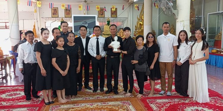 สิงห์บุรีจัดพิธีทำบุญครบร้อยวัน “พันตรีจิรายุส อินทุมาน” ทหารกล้าผู้เสียสละ