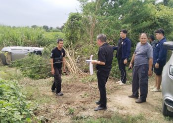 กาญจนบุรี จับได้ตัวแล้วหนุ่มฆ่าสาวถ่วงน้ำที่นครปฐมจนมุมที่เลาขวัญ ไม่ชำนาญเส้นทางเสียหลักพลิกเข้าไปในไร่อ้อย!! 33 กาญจนบุรี จับได้ตัวแล้วหนุ่มฆ่าสาวถ่วงน้ำที่นครปฐมจนมุมที่เลาขวัญ ไม่ชำนาญเส้นทางเสียหลักพลิกเข้าไปในไร่อ้อย!!