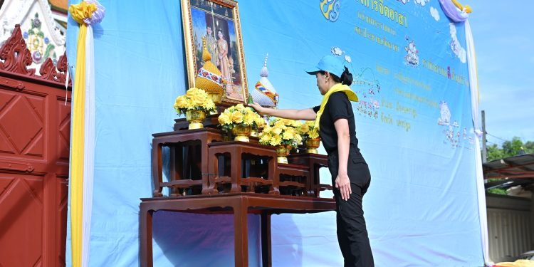 จ.นครปฐม จัดกิจกรรมจิตอาสาพัฒนาปรับภูมิทัศน์ในเขตพื้นที่