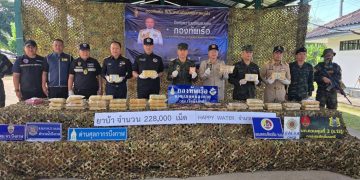 บึงกาฬ – หน่วยงานความมั่นคงบูรณาการกำลังตามนโยบาย Quick Big Win “รวมพลัง รักศรัทธา แก้ปัญหายาเสพติดแบบบูรณาการ” ประสบความสำเร็จในการสกัดกั้นขบวนการลำเลียงยาเสพติดรายใหญ่ในพื้นที่อำเภอเมืองบึงกาฬ