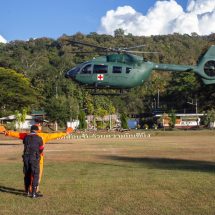 แม่ฮ่องสอน Sky Doctor ส่งต่อผู้ป่วยฉุกเฉินช่วยชีวิตผู้ป่วยห่างไกล