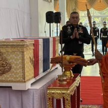 ปราจีนบุรี พิธีส่งร่างวีรบุรุษทหารกล้า