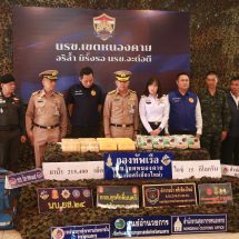 หนองคาย-กกล.สุรศักดิ์มนตรี โดย สถานีเรือ.ศรีเชียงใหม่ นรข.เขตหนองคาย รวบผู้เฒ่าไทยวัย 78 ปี ชาวหนองคาย และหนุ่มลาว พร้อม ยาบ้า 2.1แสนเม็ด ไอซ์ 15 กก. ที่พยายามลักลอบนำเข้าจากประเทศเพื่อนบ้าน