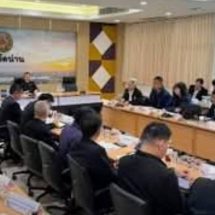 “ธนรัตน์ แปงใจ” ผอ. สจป.3 แพร่ “ประชุม” ขับเคลื่อนโครงการอ่างเก็บน้ำน้ำแหงอันเนื่องมาจากพระราชดำริ จ. น่าน