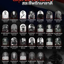 สดุดีทหารกล้า .. 26 นายทหารพลีชีพเพื่อชาติ บนสมรภูมิชายแดนไทย-กัมพูชา ผู้สละชีพเพื่อปกป้องแผ่นดินไทยและความปลอดภัยของประชาชน..