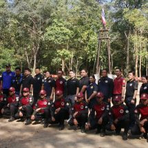 กาญจนบุรี/// ลดหมอกควัน PM 2.5 สภาลมหายใจกาญจนบุรี มอบเครื่องเปล่าลม ให้ภาคีเครือข่ายพื้นที่เสี่ยงเกิดไฟป่า ภายใต้ชื่อโครงการ “รวมพลังคนเมืองกาญจน์ สร้างแนวกันไฟ ลมหายใจสะอาด”