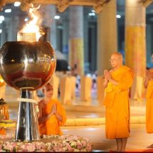 วัดพระธรรมกายจัดกิจกรรมตักบาตรพระ 3,000รูป ต้อนรับศักราชใหม่ 2569