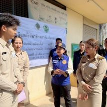 นายอำเภอมวกเหล็ก สระบุรี ลงตรวจความเรียบร้อยหน่วยเลือกตั้งอบต.ท้องถิ่น และให้กำลังใจแก่เจ้าหน้าที่ประจำหน่วย